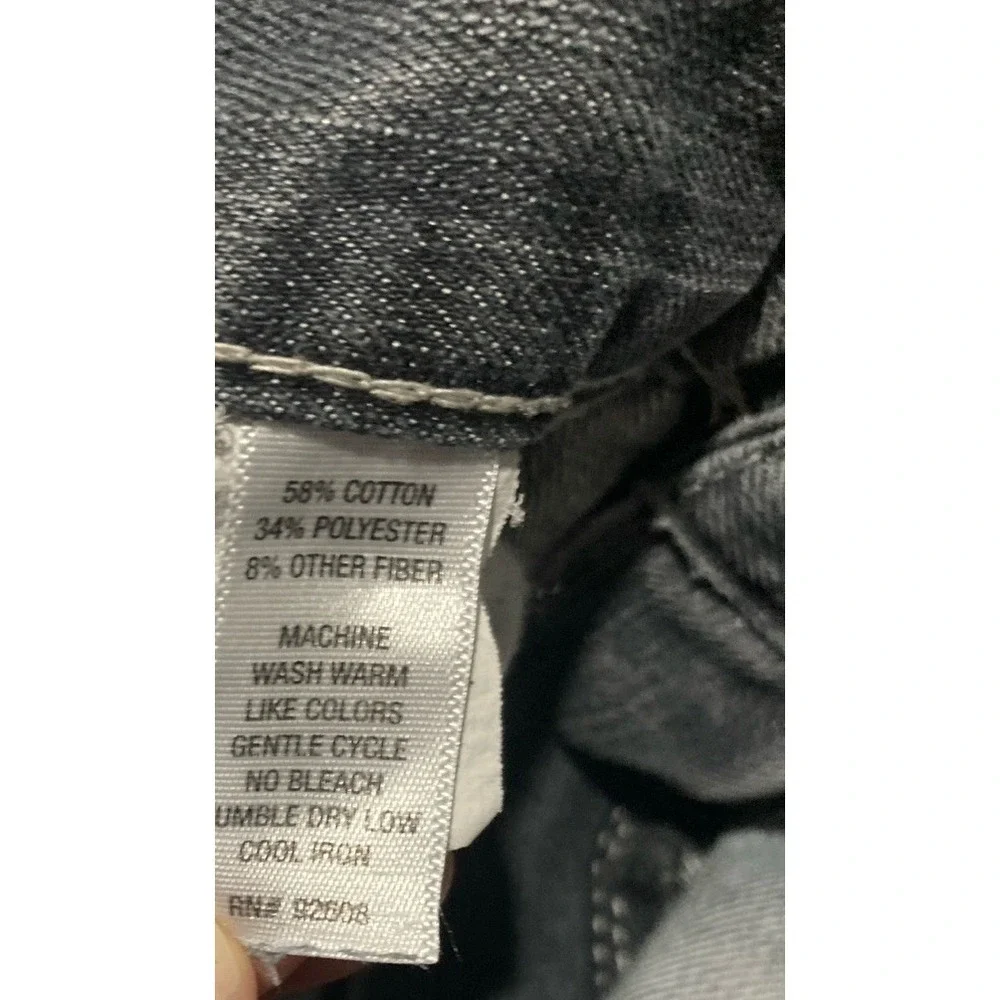 Buzz Cuts By Wax Jean Boys 28x26 Gray Bootcut Jeans Youth Size 16 Fade Wash